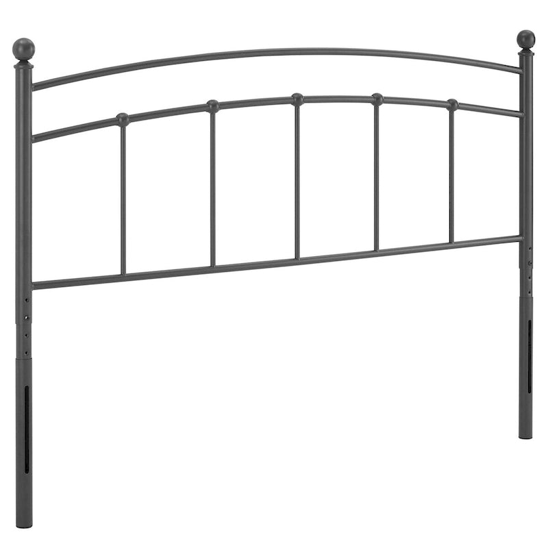 Twin Metal Headboard, Arched Farmhouse Style, 7 Height Positions
