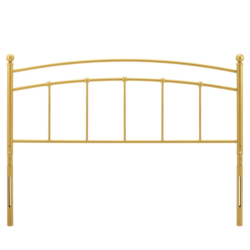 Twin Metal Headboard, Arched Farmhouse Style, 7 Height Positions